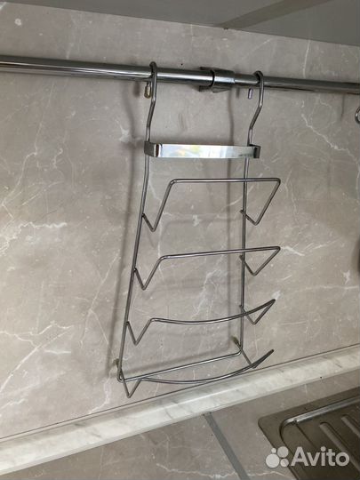 Полки для кухни (крепление на рейлинг)