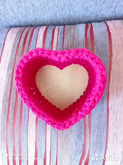 Корзина сердце большое