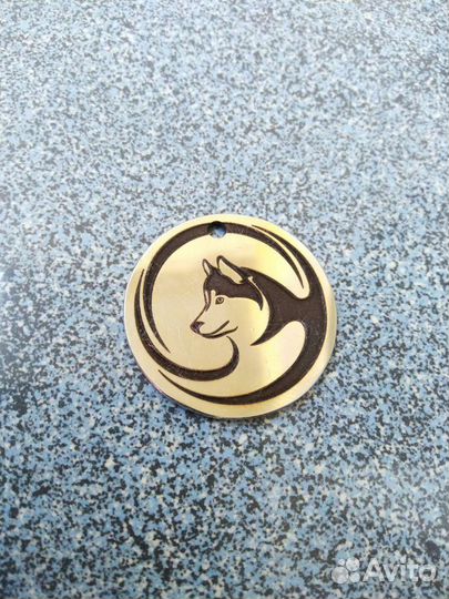 Адресник лазерная гравировка