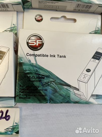 Картриджи цветные и черные