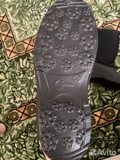 Сапоги резиновые теплые 39