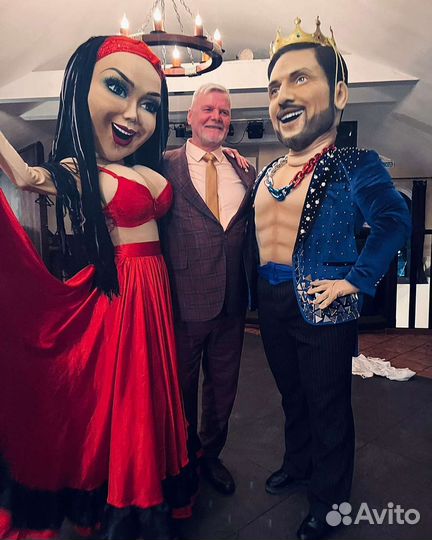 Ростовая кукла стриптизерша шоу праздник