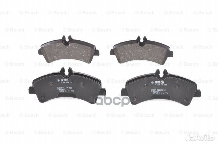 Колодки тормозные дисковые зад 0986494122 B