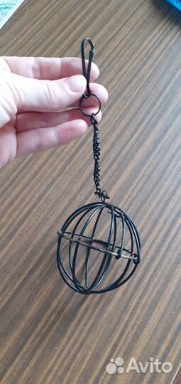 Сенник для грызунов. Кормушка - шар 8см