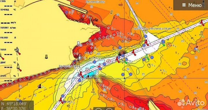 C-map (симап) RS-Y045 черное море,Сочи,Крым