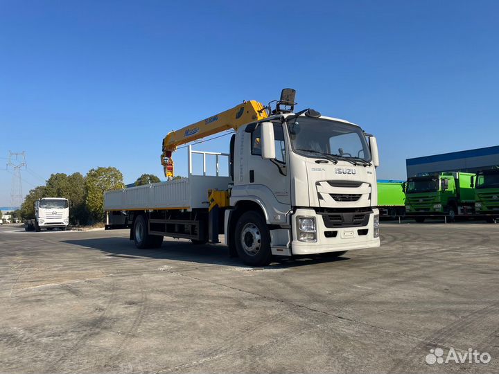 Бортовой грузовик Isuzu Giga (C-series) с КМУ XCMG, 2023