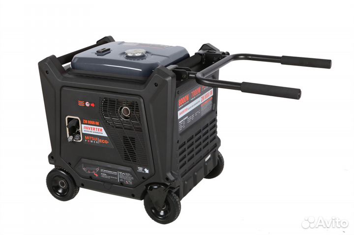 Генератор бензиновый инверторный с электростартером 8 кВт