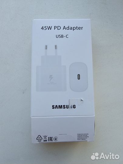 Сетевое зарядное устройство Samsung,45 w