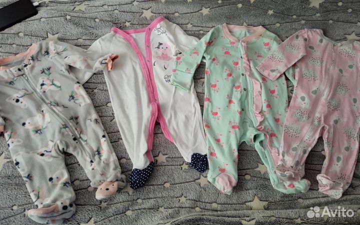 Вещи 0-6месяцев пакетом
