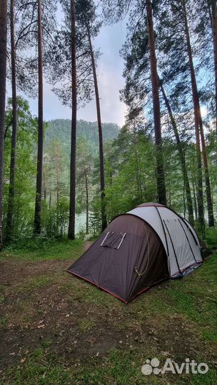 Палатка туристическая 4 местная бу