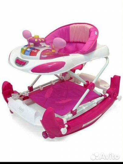 Ходунки Nuovita Carrozza 3 в 1: ходунки, качалка