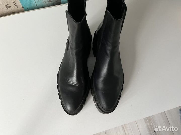 Ботинки кожа Mango 37 размер
