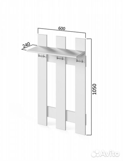 Вешалка настенная в прихожую
