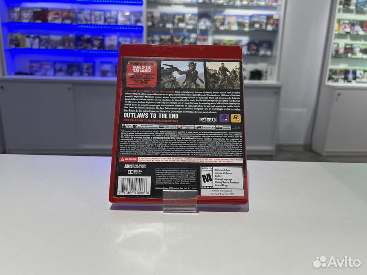 Red Dead Redemption goty для PS3