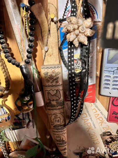 Нож из кости Чукотка Уэлен 1956г