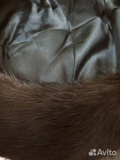 Норковая женская шапка