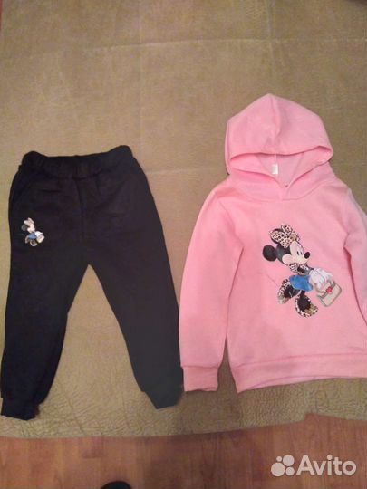 Костюм детский с начесом новый