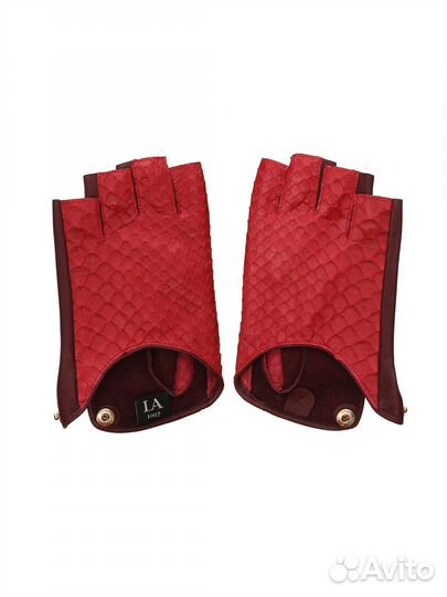 Перчатки Шопен из кожи питона