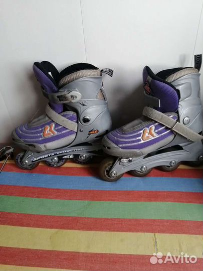 Коньки роликовые