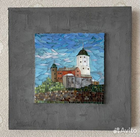 Картина Панно. Мозаика из витражного стекла