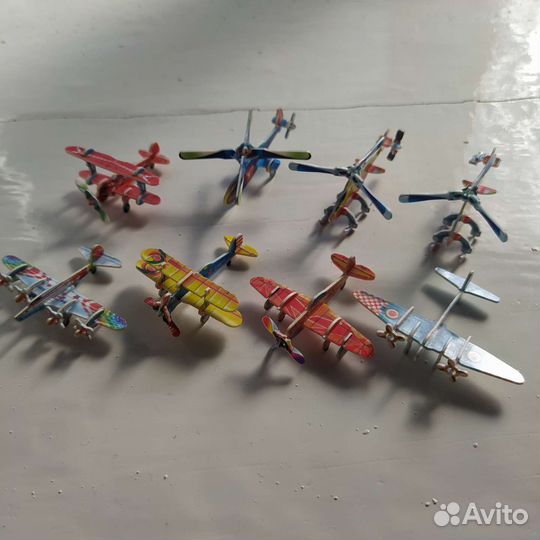 Коллекция моделей авиатехники 8шт