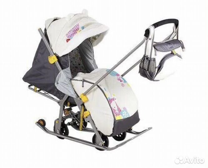 Детские санки коляска