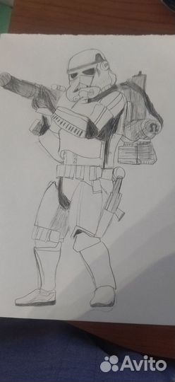 Рисунок space -trooper