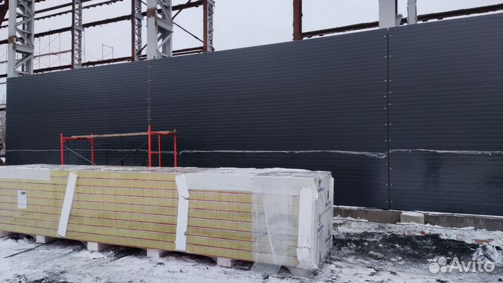 Сэндвич-панели минеральная вата