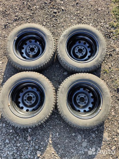 Диски штампованные r14 на ваз с резиной