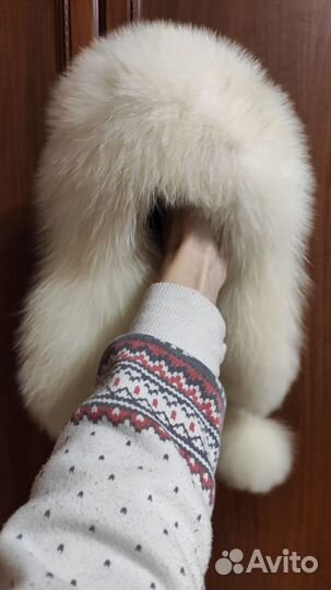 Шапка песец