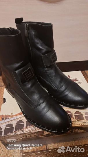 Ботинки деми нат кожа,Турция 38р