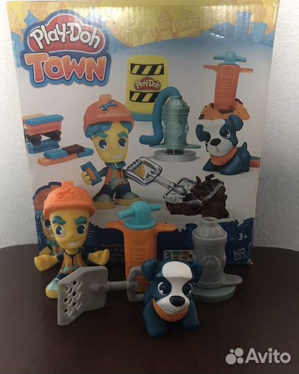 Набор Play doh Town+формы для лепки