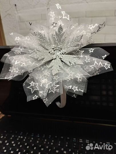 Ободок снежинка продам