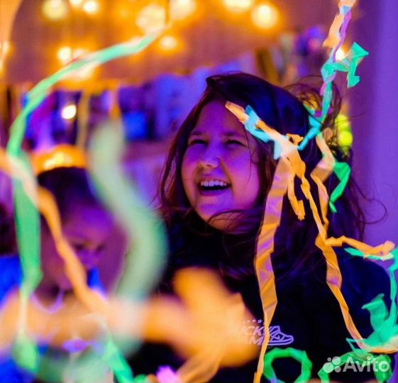 Бумажная дискотека/бумажное шоу/неоновое шоу