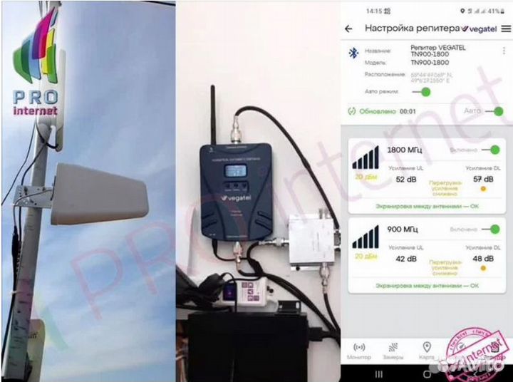 Усиление сотовой связи 2G/3G/4G/LTE