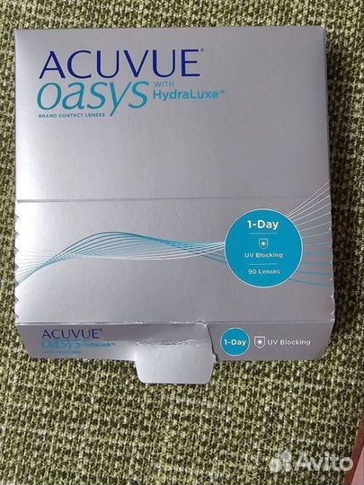 Линзы контактные acuvue oasys однодневные