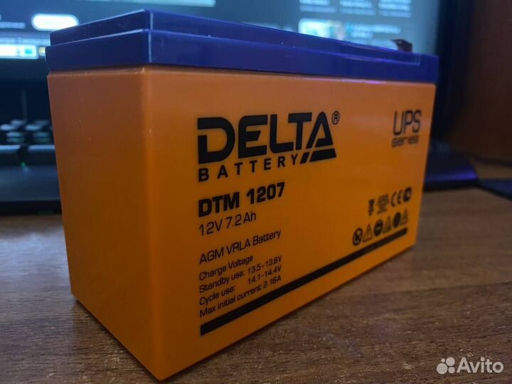 Аккумулятор delta Battery DTM 1207