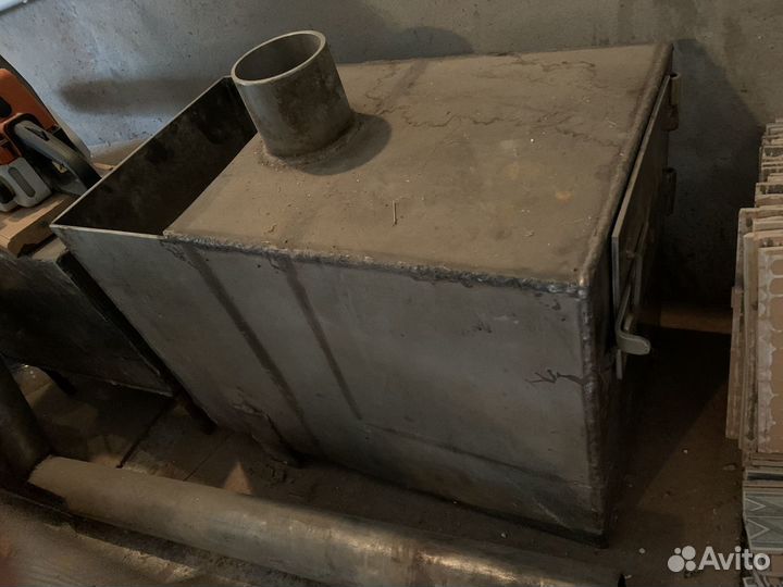 Печь для бани с баком