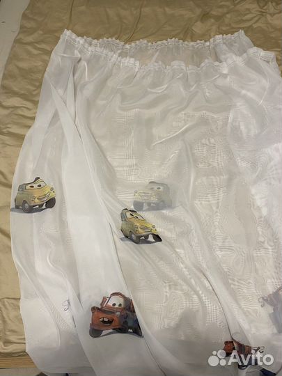 Тюль «тачки»