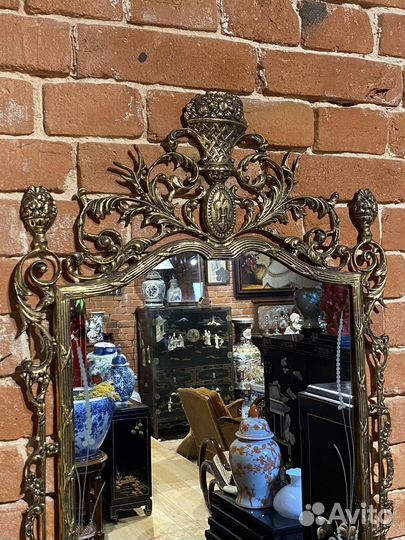 Зеркало старинное в раме