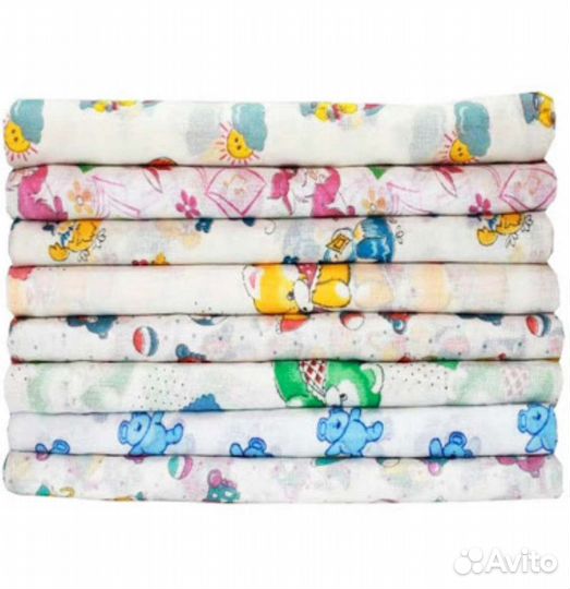 Пеленки в ассортименте хлопок