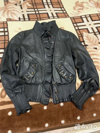 Куртка кожаная женская