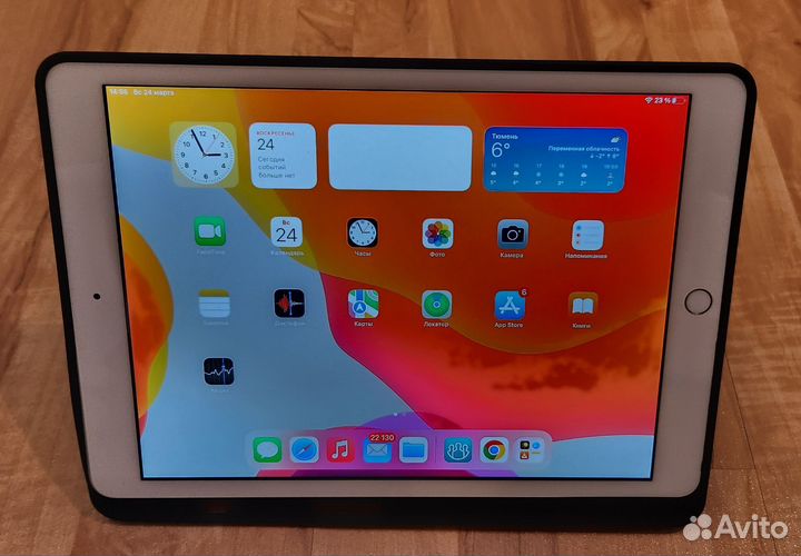 iPad 10.2 32Gb Wi-Fi silver с кейсом