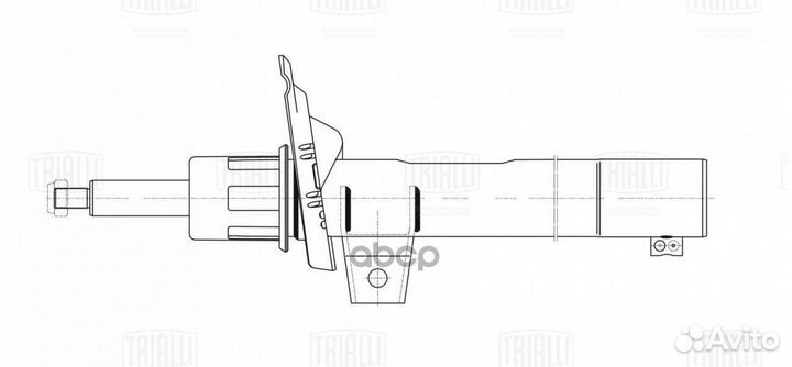 Амортизатор skoda kodiaq/VW tiguan 16- пер.газ. AG