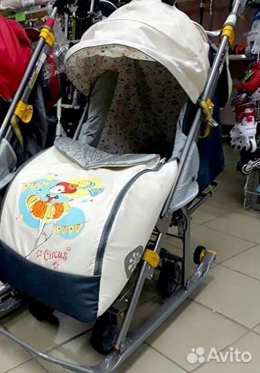 Коляска санки