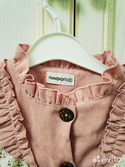 Нарядное платье для девочки 80см