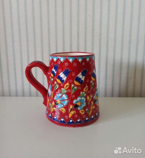 Керамическая кружка ручной работы