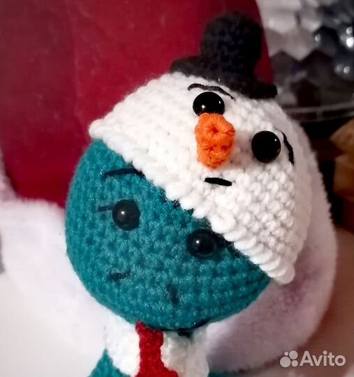 Змейка игрушки вязаная