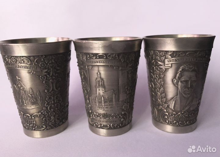 Оловянные бокалы 