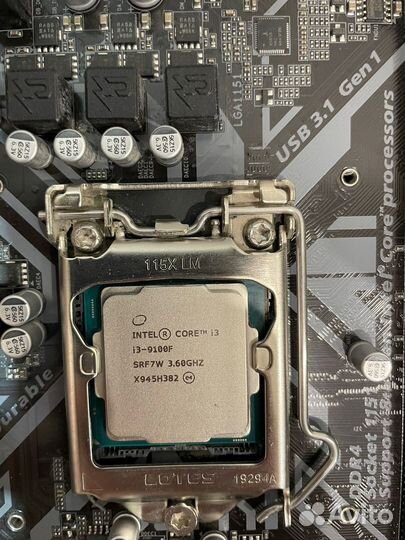 Игровой комплект Intel i3 9100F H310M 16gb